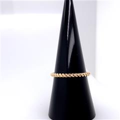 James Avery 14K Yellow Gold Twisted Band Ring